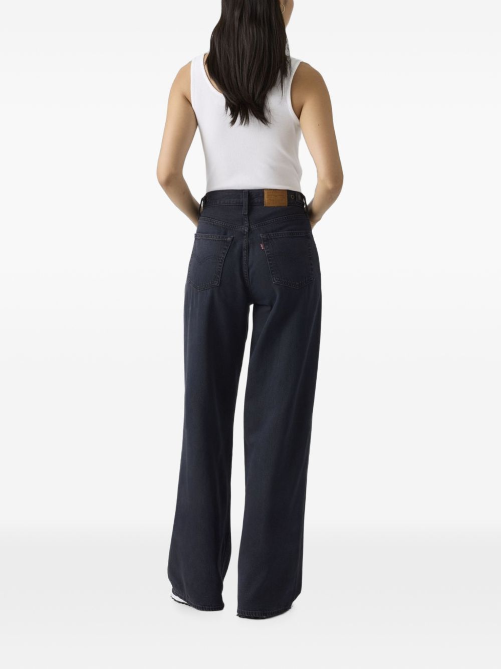 Jeans a gamba ampia Cinch in blu 