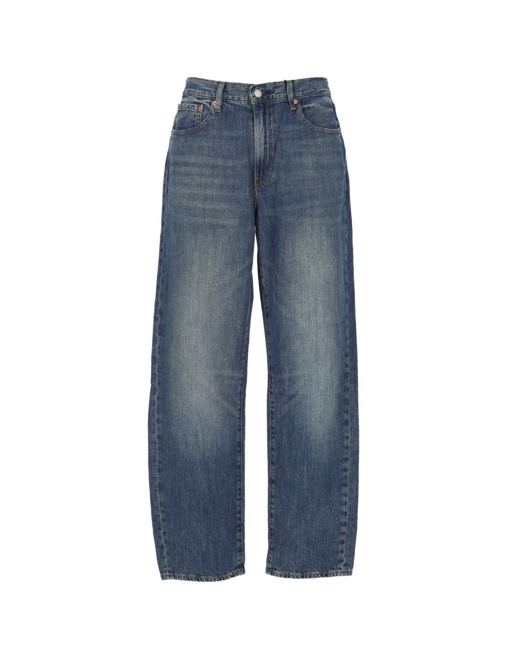 Jeans a gamba dritta 568 in blu 
