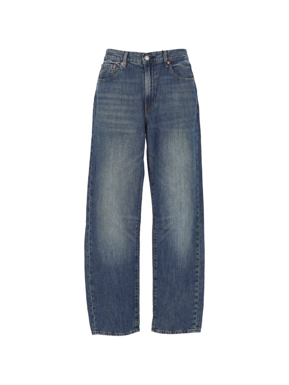Jeans a gamba dritta 568 in blu 
