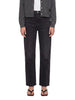 Ribcage straight-leg jeans in black