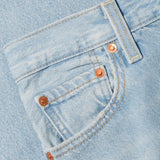 Jeans a gamba ampia in blu 