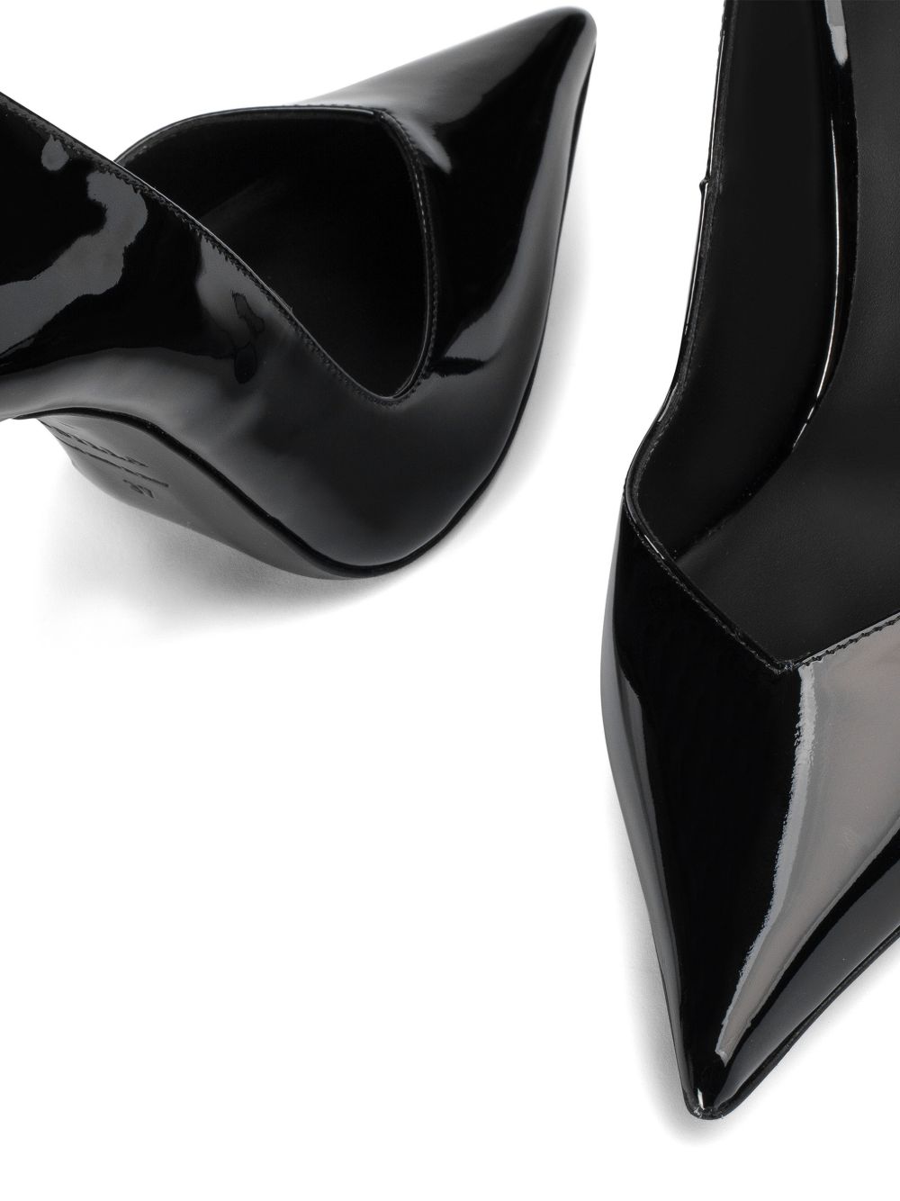 Decollete deco vivienne glossy in nero 