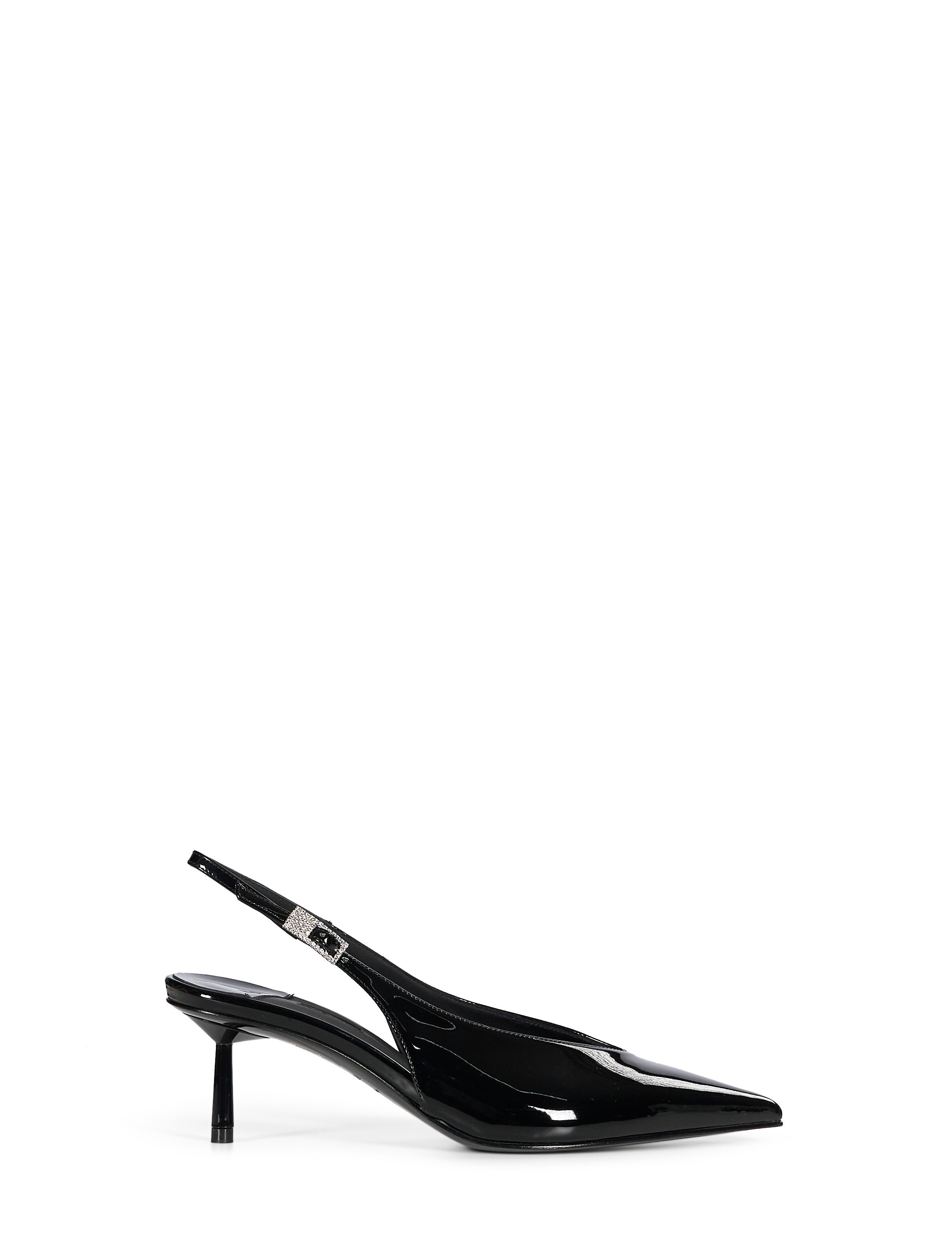 Slingback Clivage in nero 