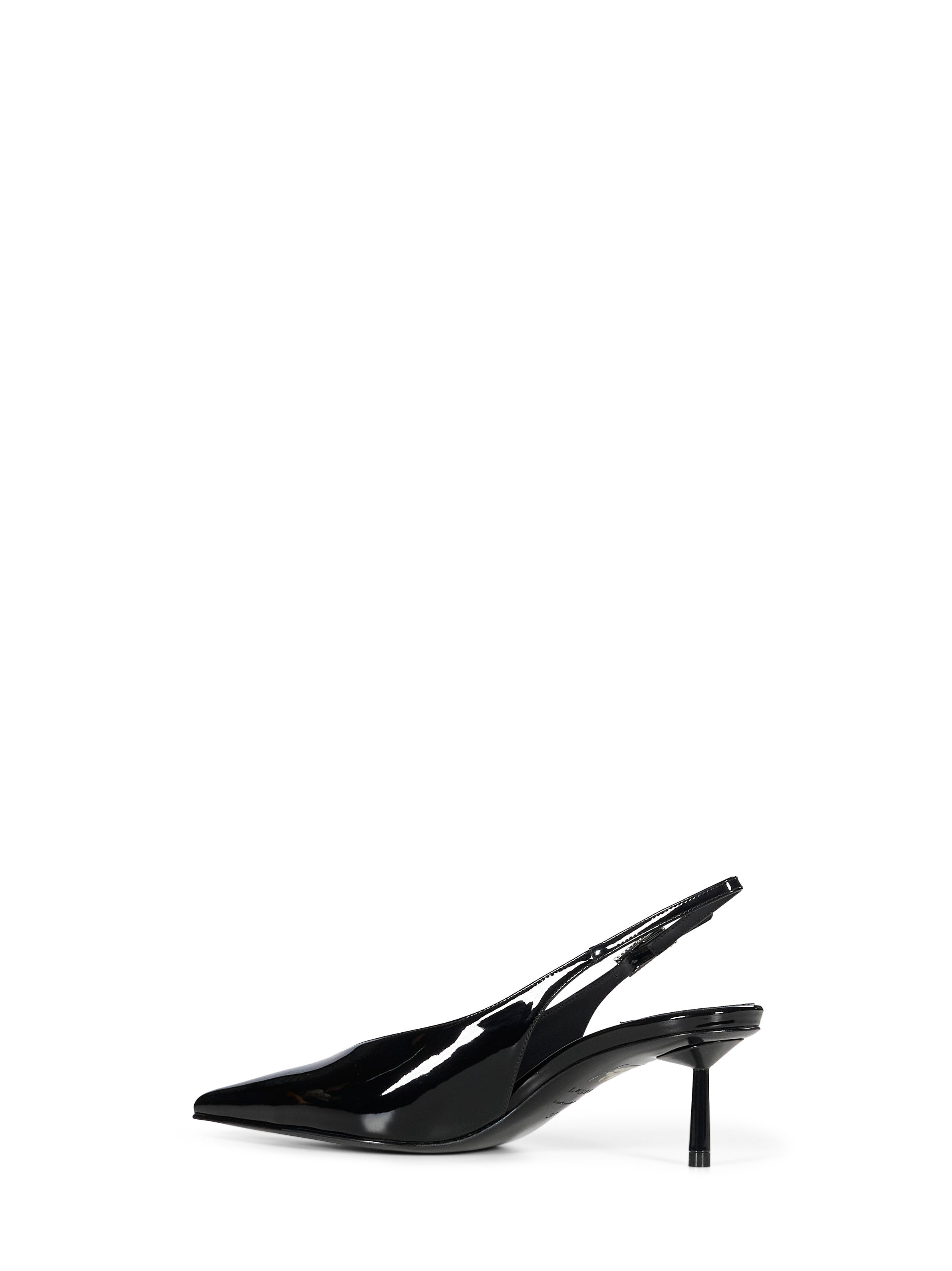 Slingback Clivage in nero 