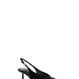 Slingback Clivage in nero 