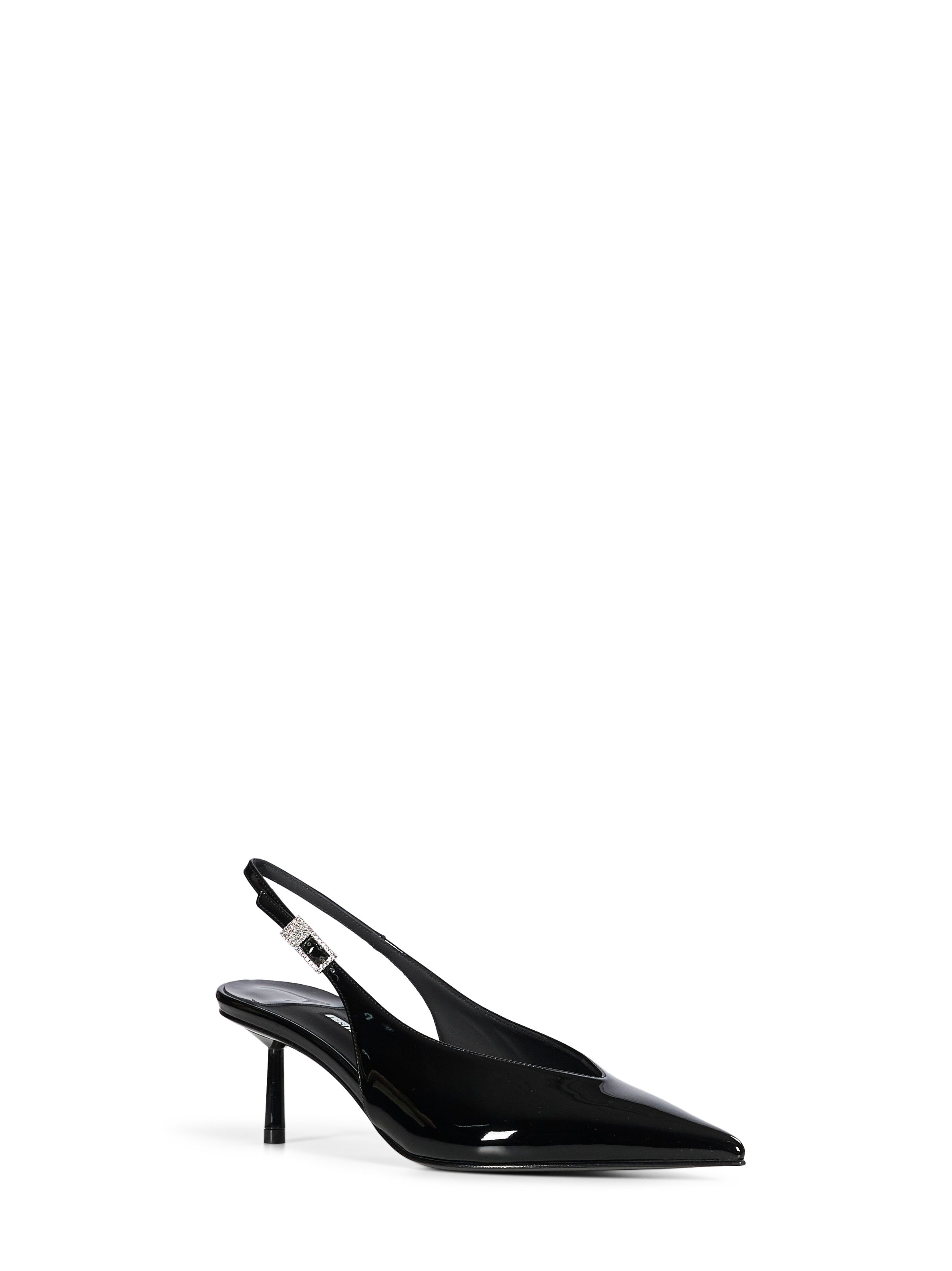 Slingback Clivage in nero 