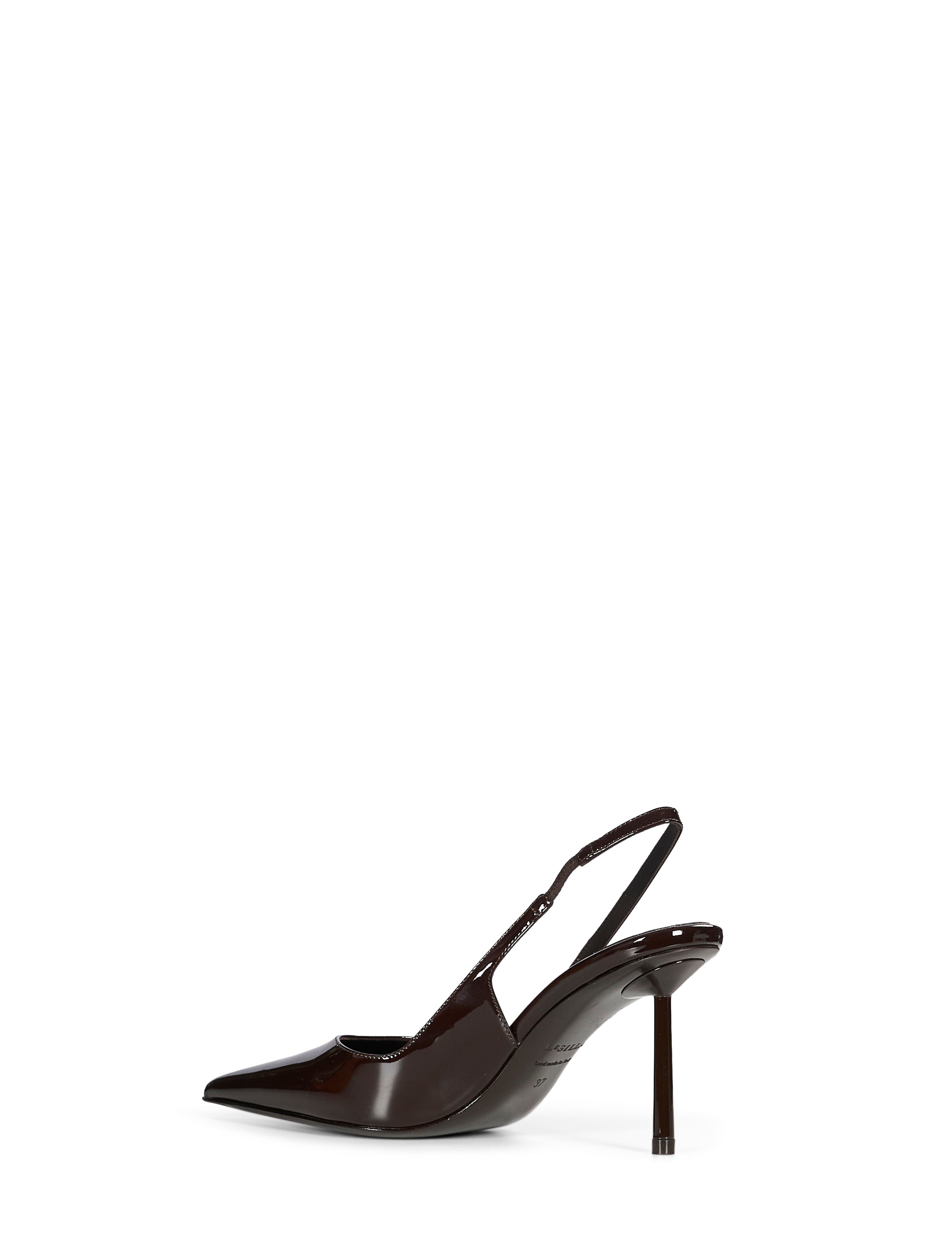 Decollete Chanel Bella in marrone scuro 