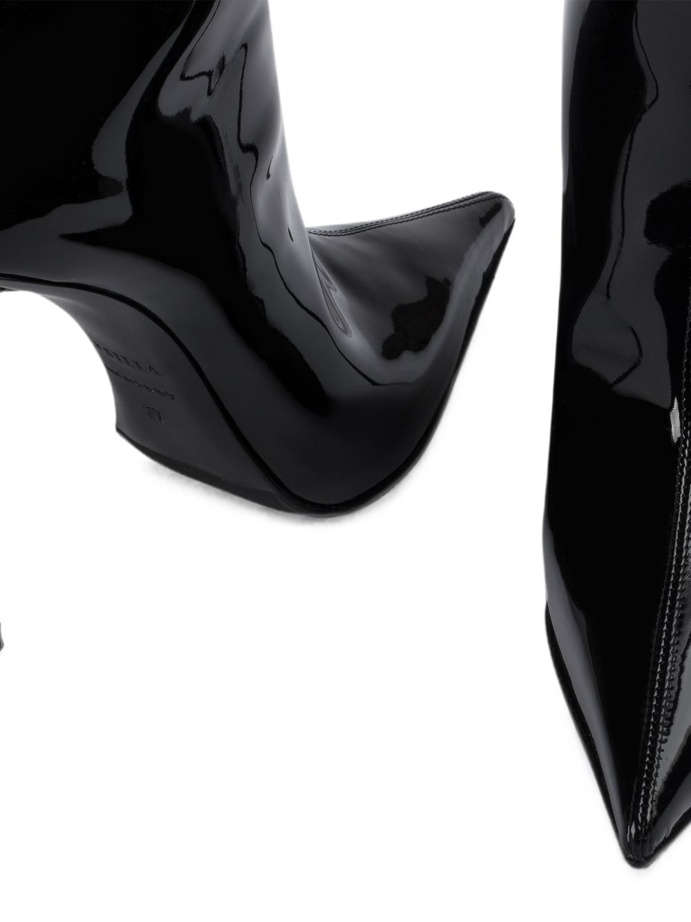 Stivali Amelia Glossy in nero 