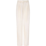Pantaloni Alio con pieghe in bianco 