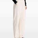 Pantaloni Alio con pieghe in bianco 