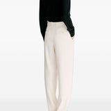 Pantaloni Alio con pieghe in bianco 