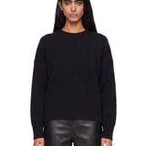 Maglione in cashmere Anton in nero 