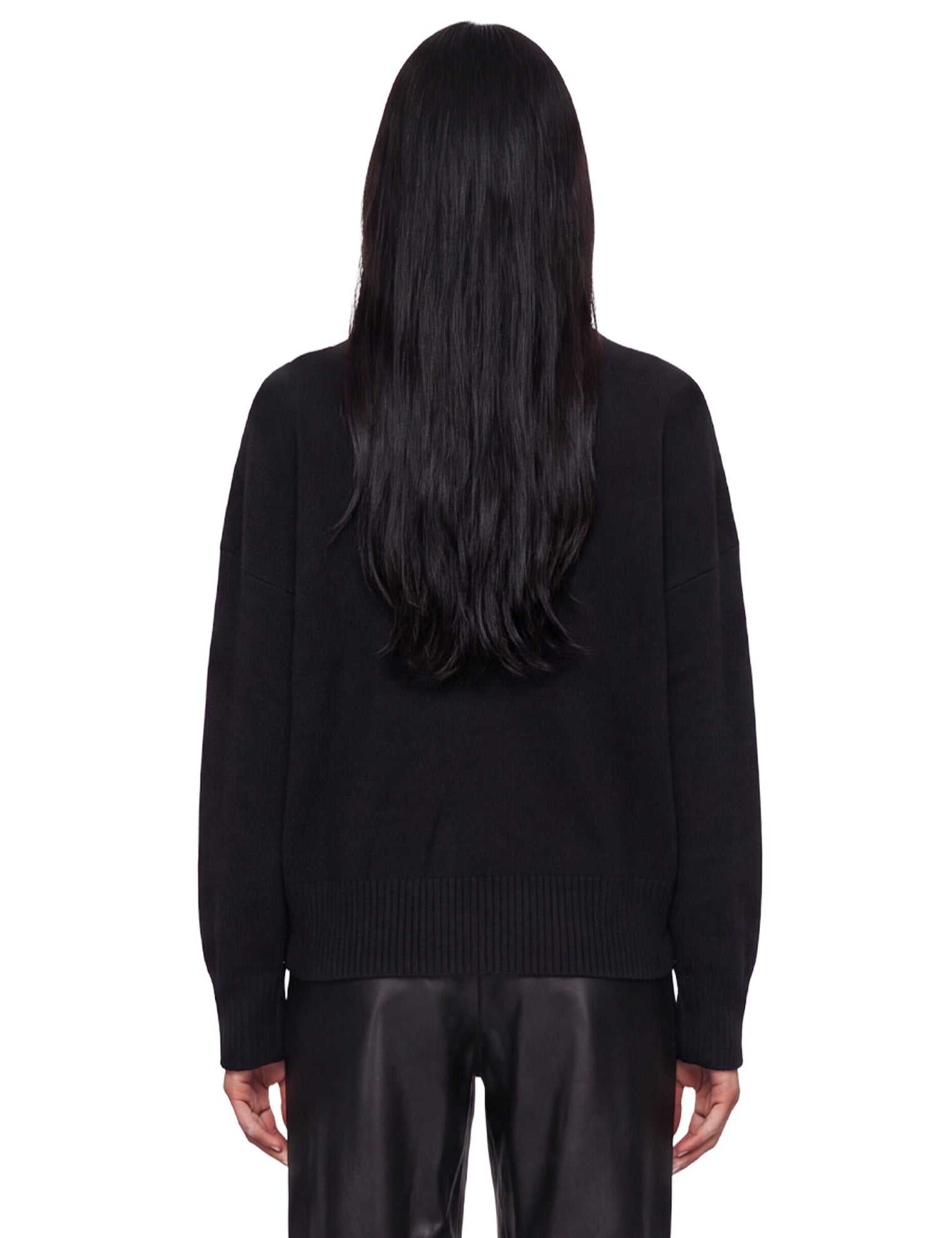 Maglione in cashmere Anton in nero 