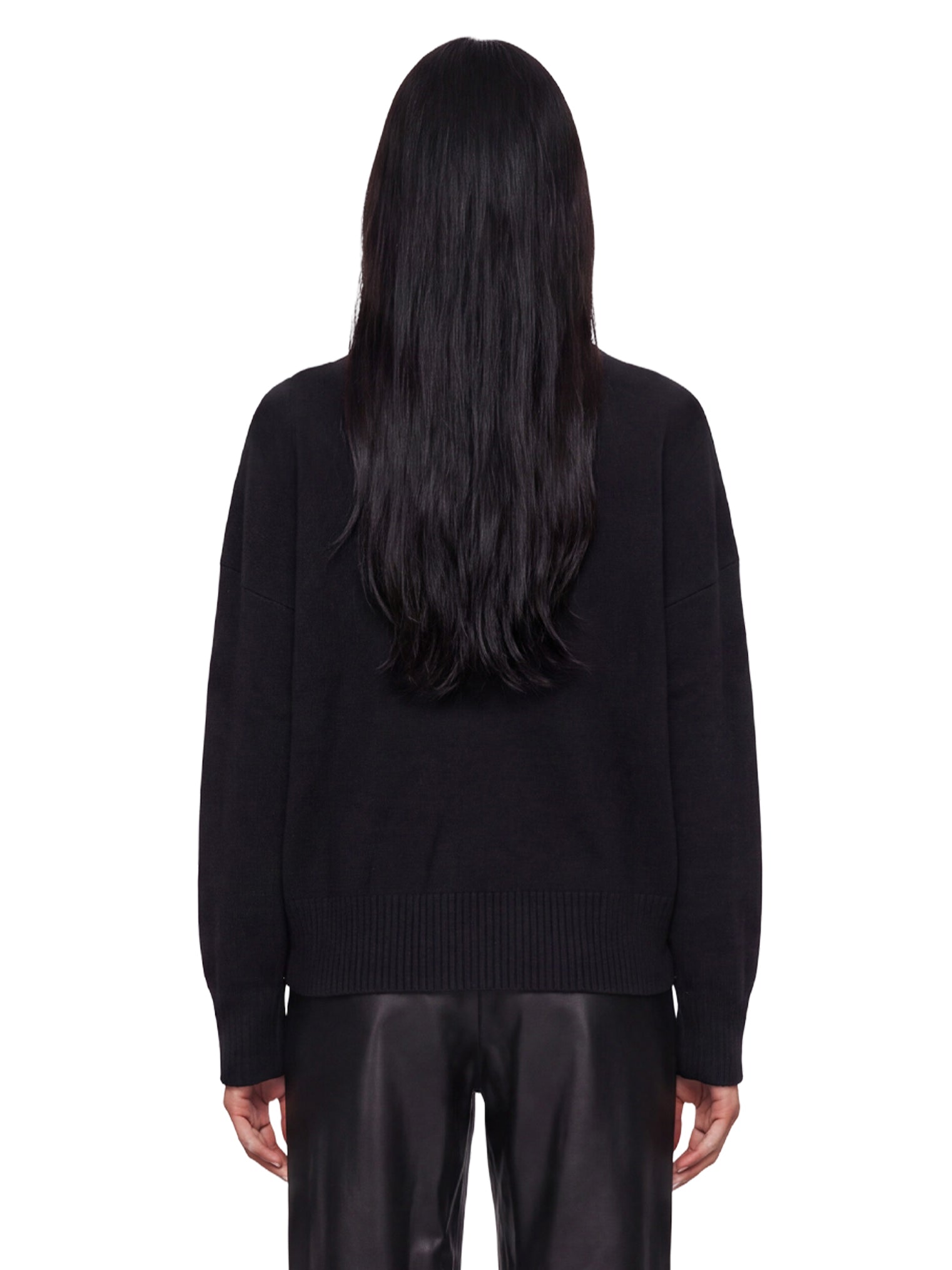 Maglione in cashmere Anton in nero 