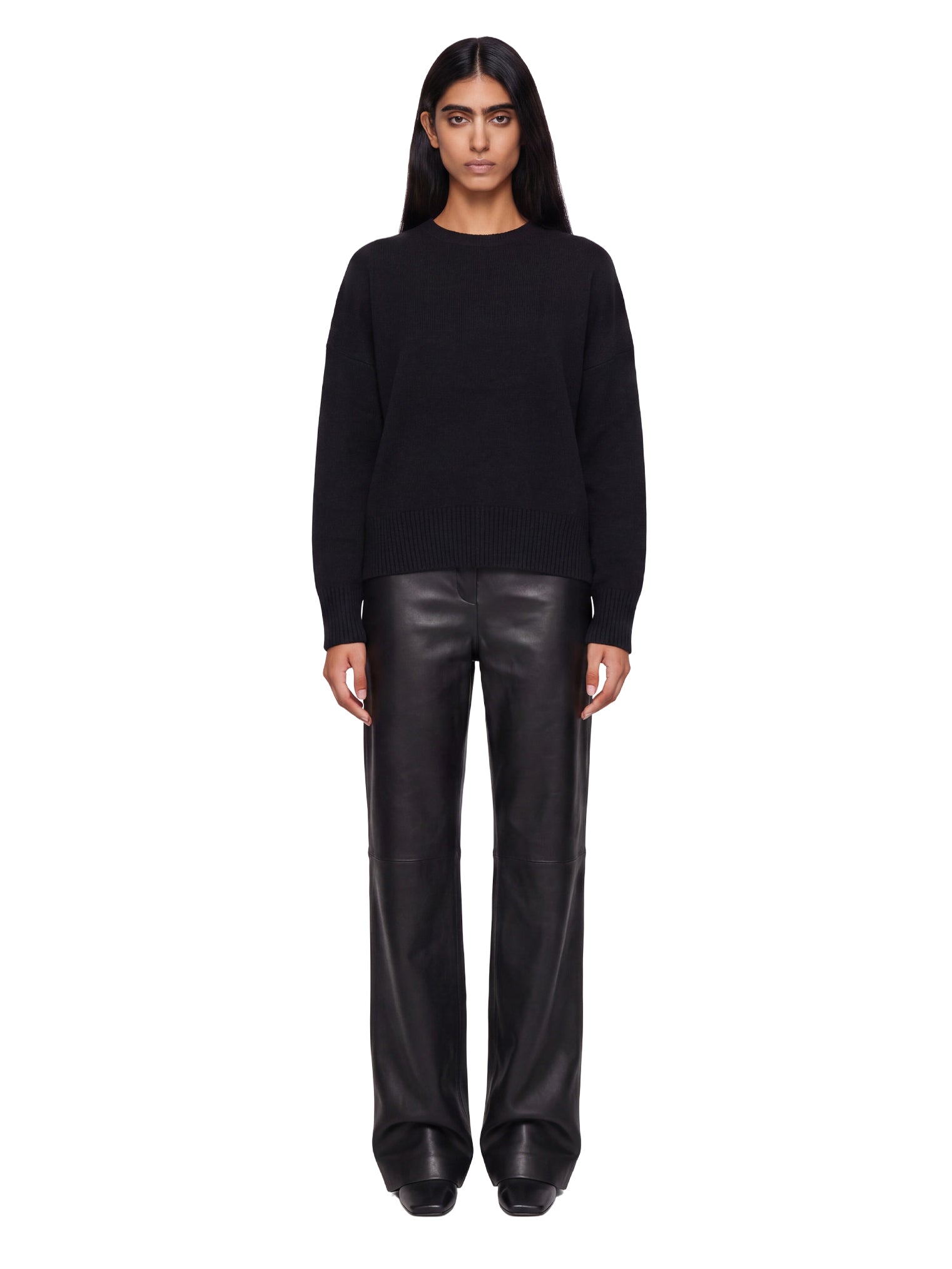 Maglione in cashmere Anton in nero 