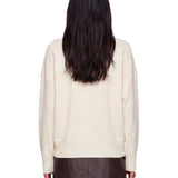 Maglione in cashmere Anton in avorio 