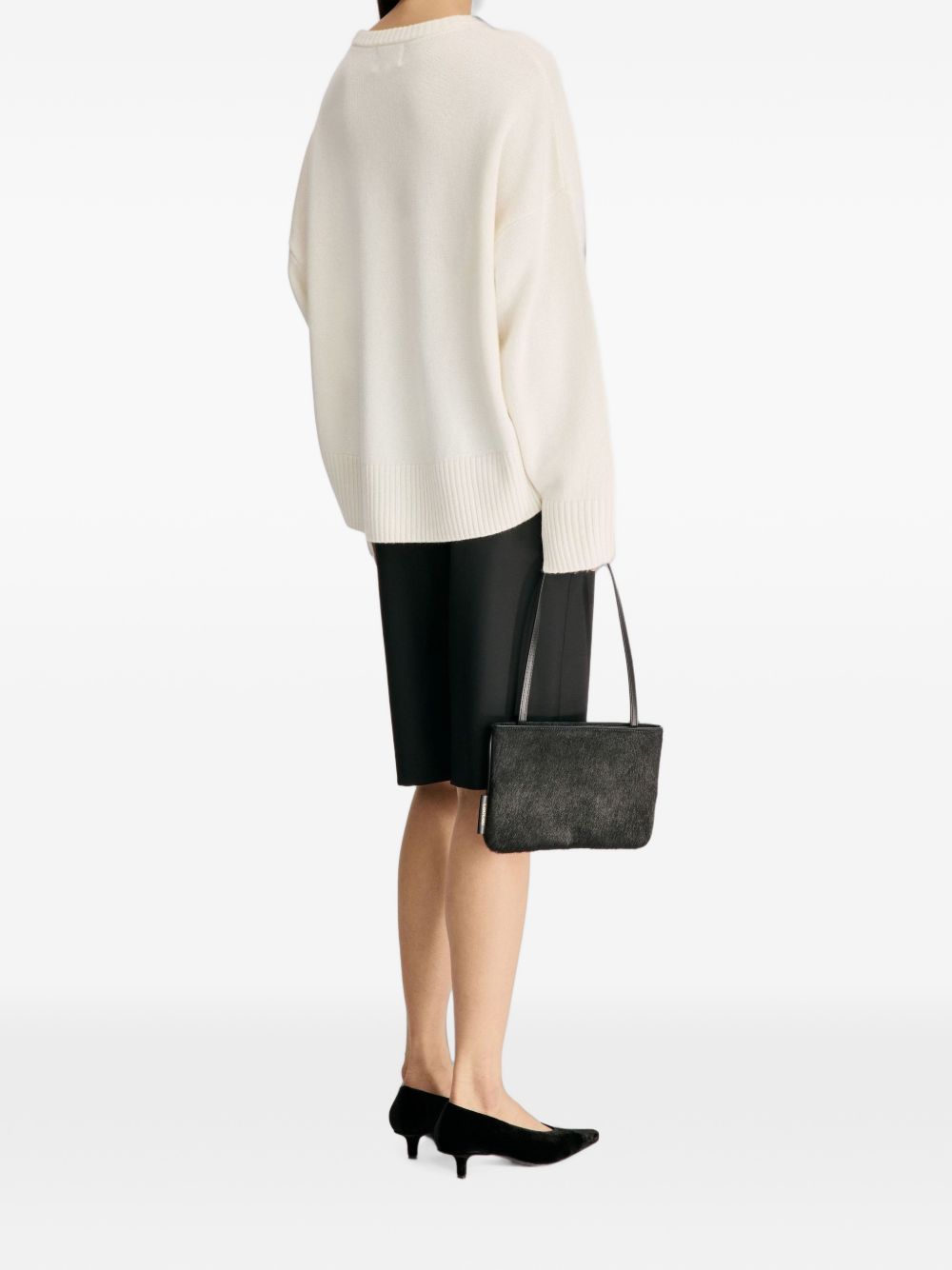 Maglione in cashmere Anton in avorio 