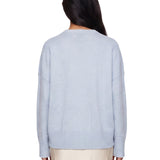 Maglione in cashmere Anton in celeste 