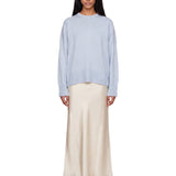 Maglione in cashmere Anton in celeste 
