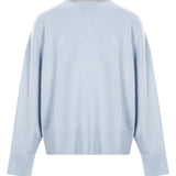 Maglione in cashmere Anton in celeste 