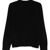 Maglione a girocollo in cashmere Baltra in nero 