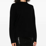 Maglione a girocollo in cashmere Baltra in nero 