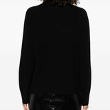Maglione a girocollo in cashmere Baltra in nero 