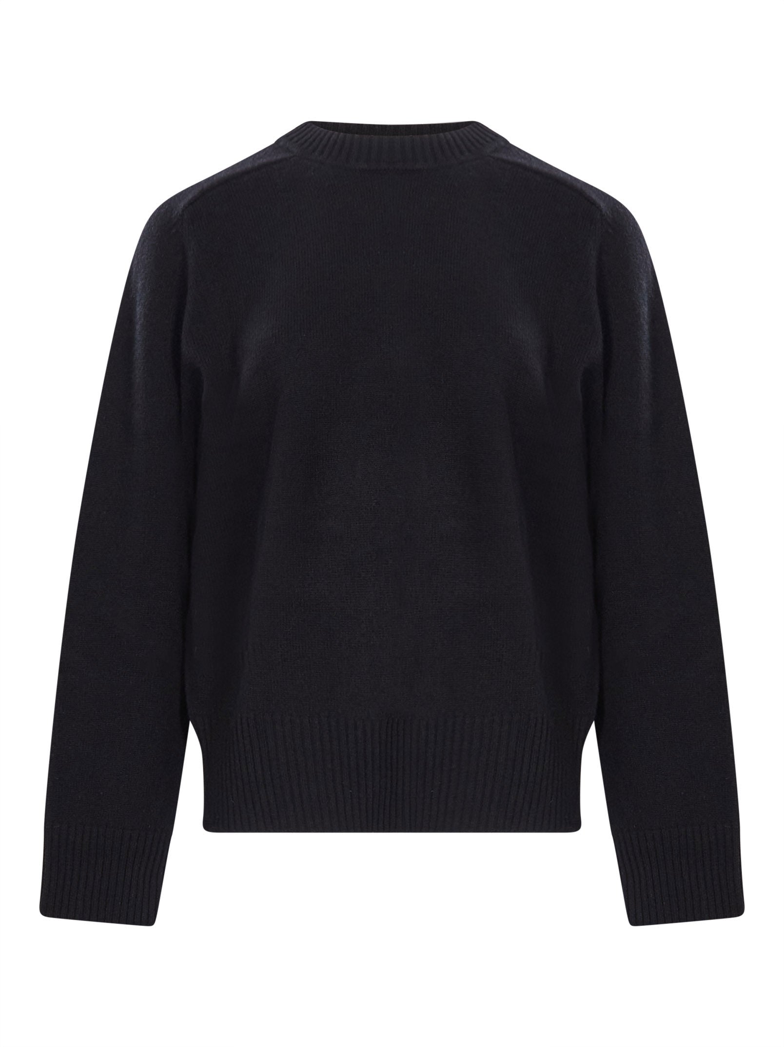 Maglione a girocollo in cashmere Baltra in nero 