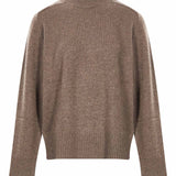 Maglione a girocollo in cashmere Baltra in beige 