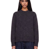 Maglione a girocollo in cashmere Baltra in grigio 