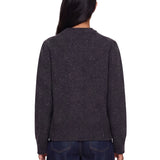 Maglione a girocollo in cashmere Baltra in grigio 