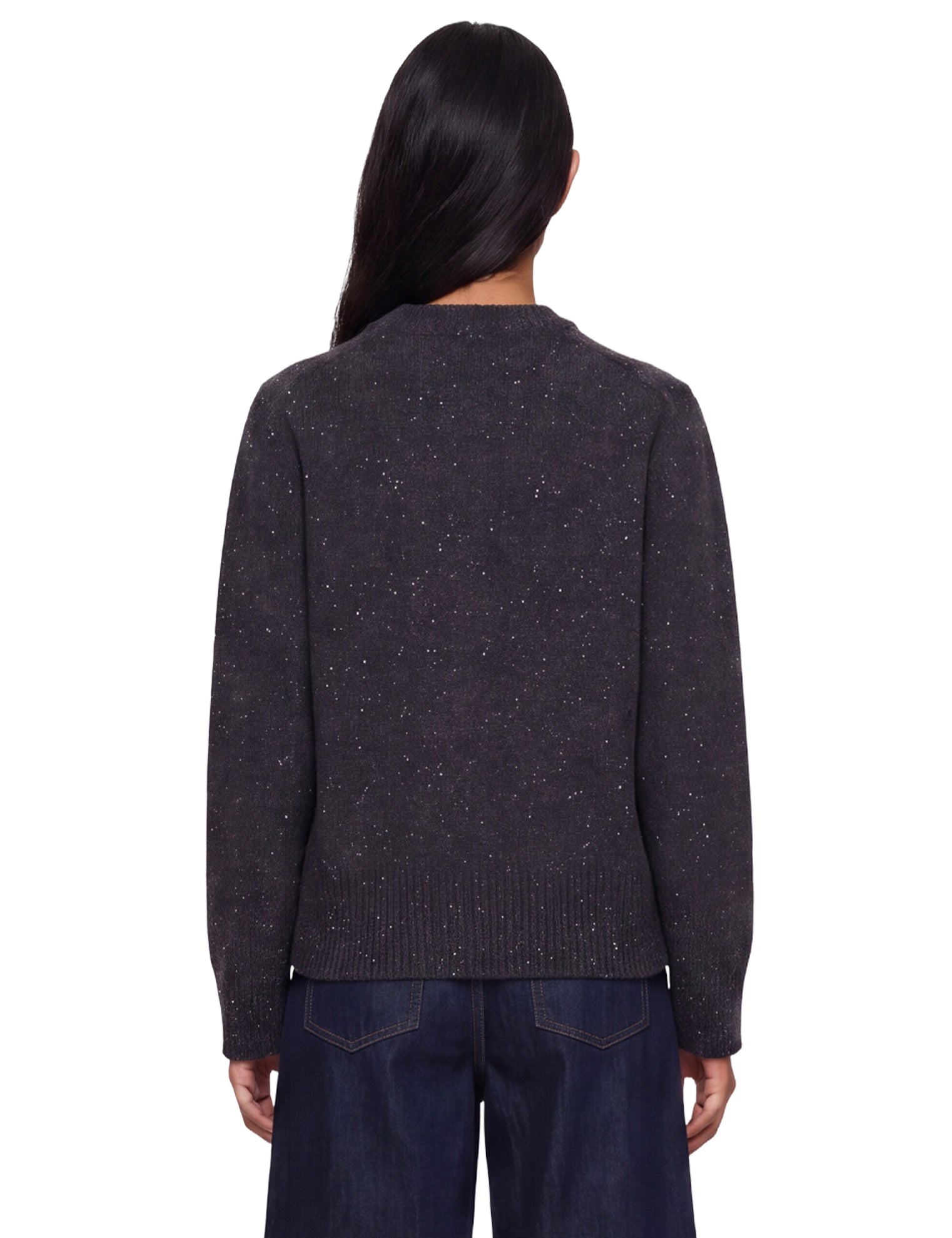 Maglione a girocollo in cashmere Baltra in grigio 