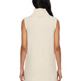 Gilet Becca in cashmere avorio 