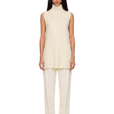 Gilet Becca in cashmere avorio 