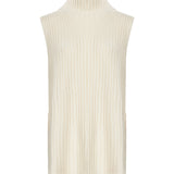 Gilet Becca in cashmere avorio 