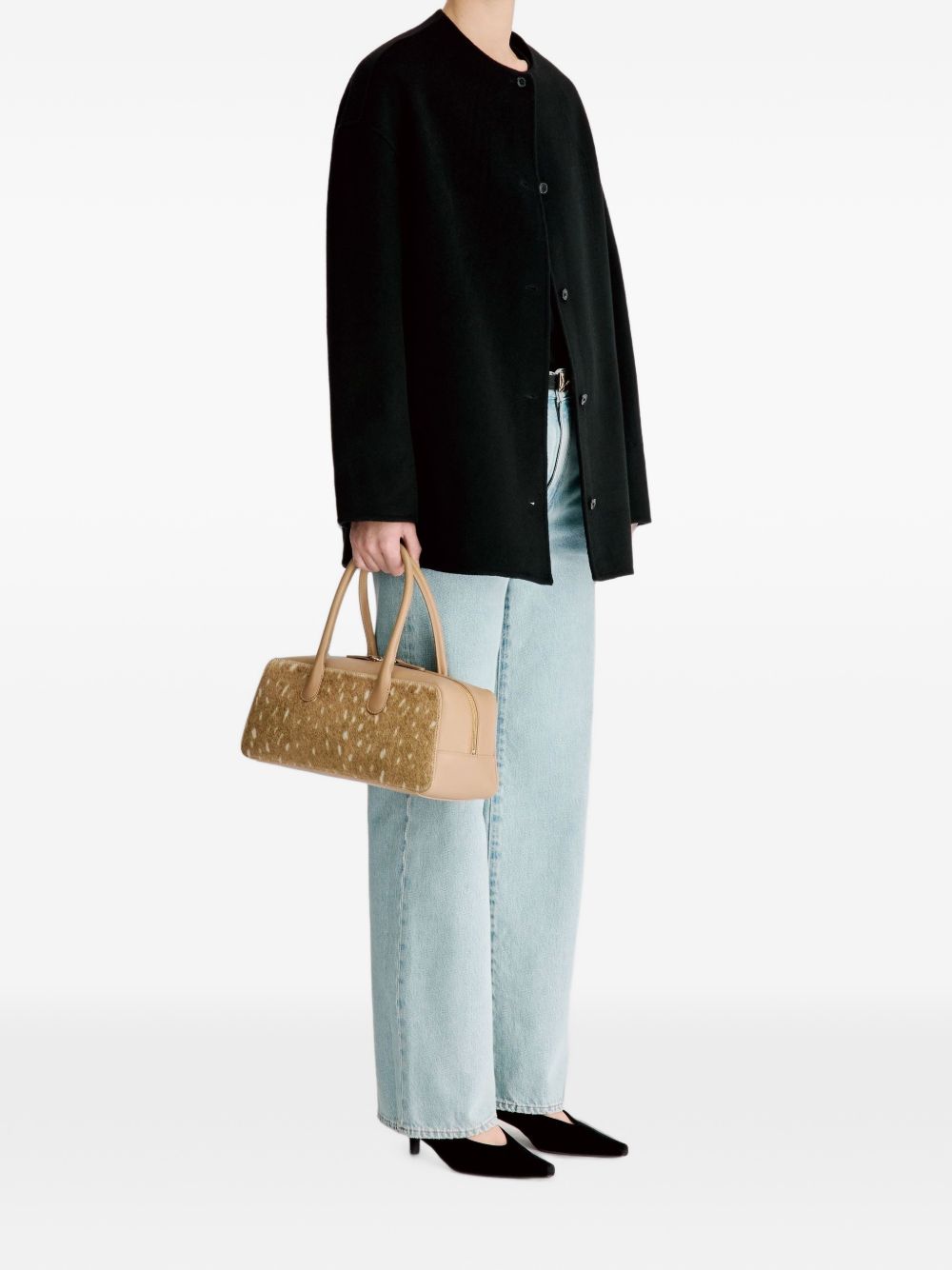 Cappotto monopetto Dunne in nero 