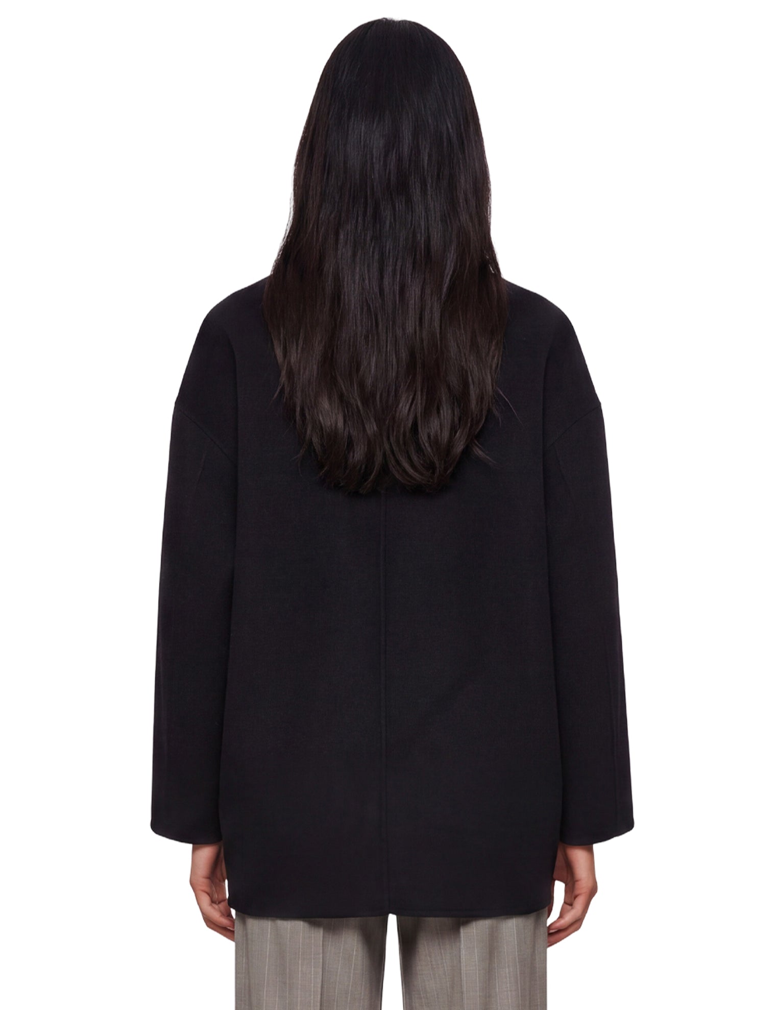 Cappotto monopetto Dunne in nero 