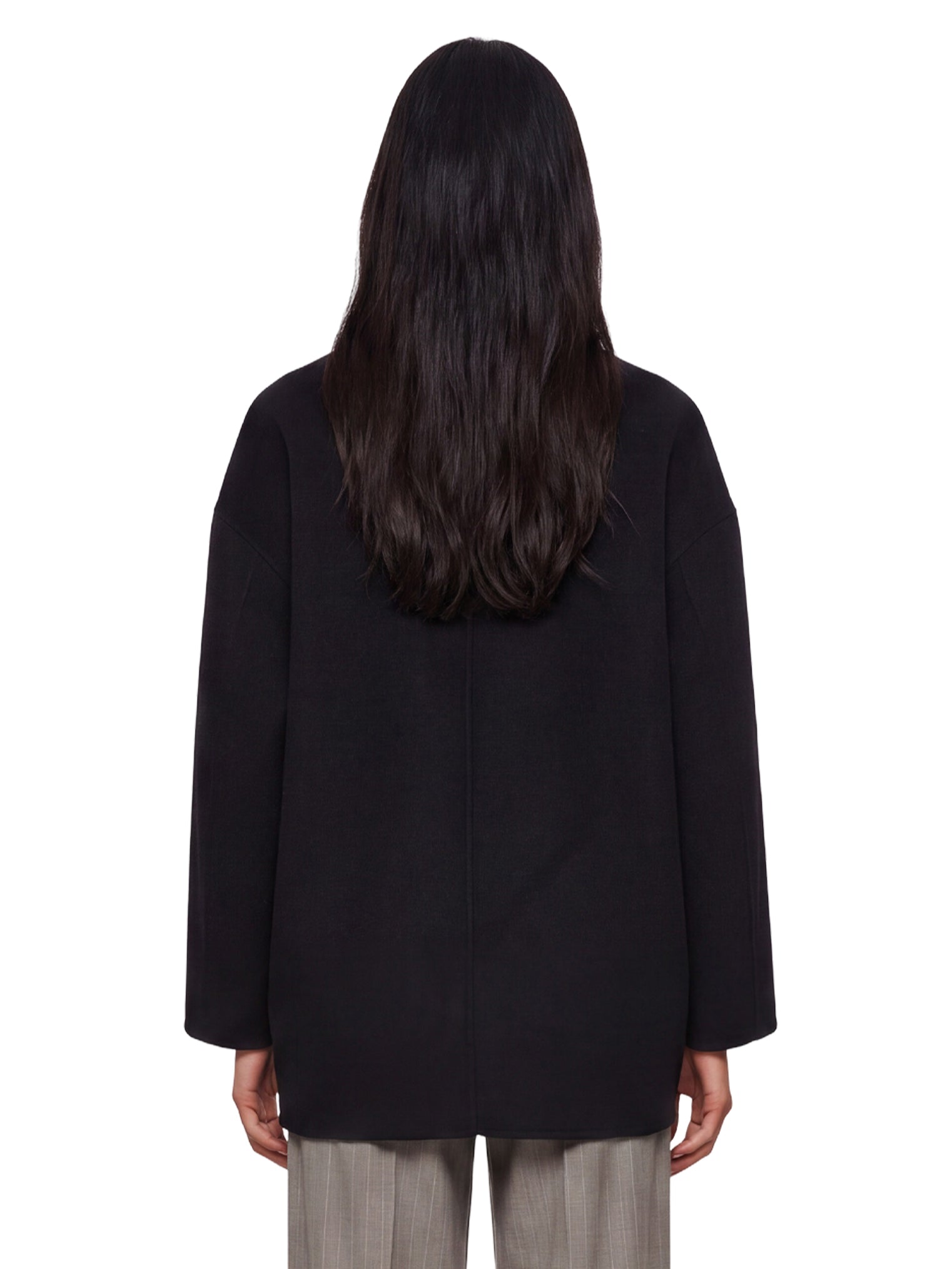 Cappotto monopetto Dunne in nero 