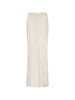 Elis maxi satin skirt in ivory