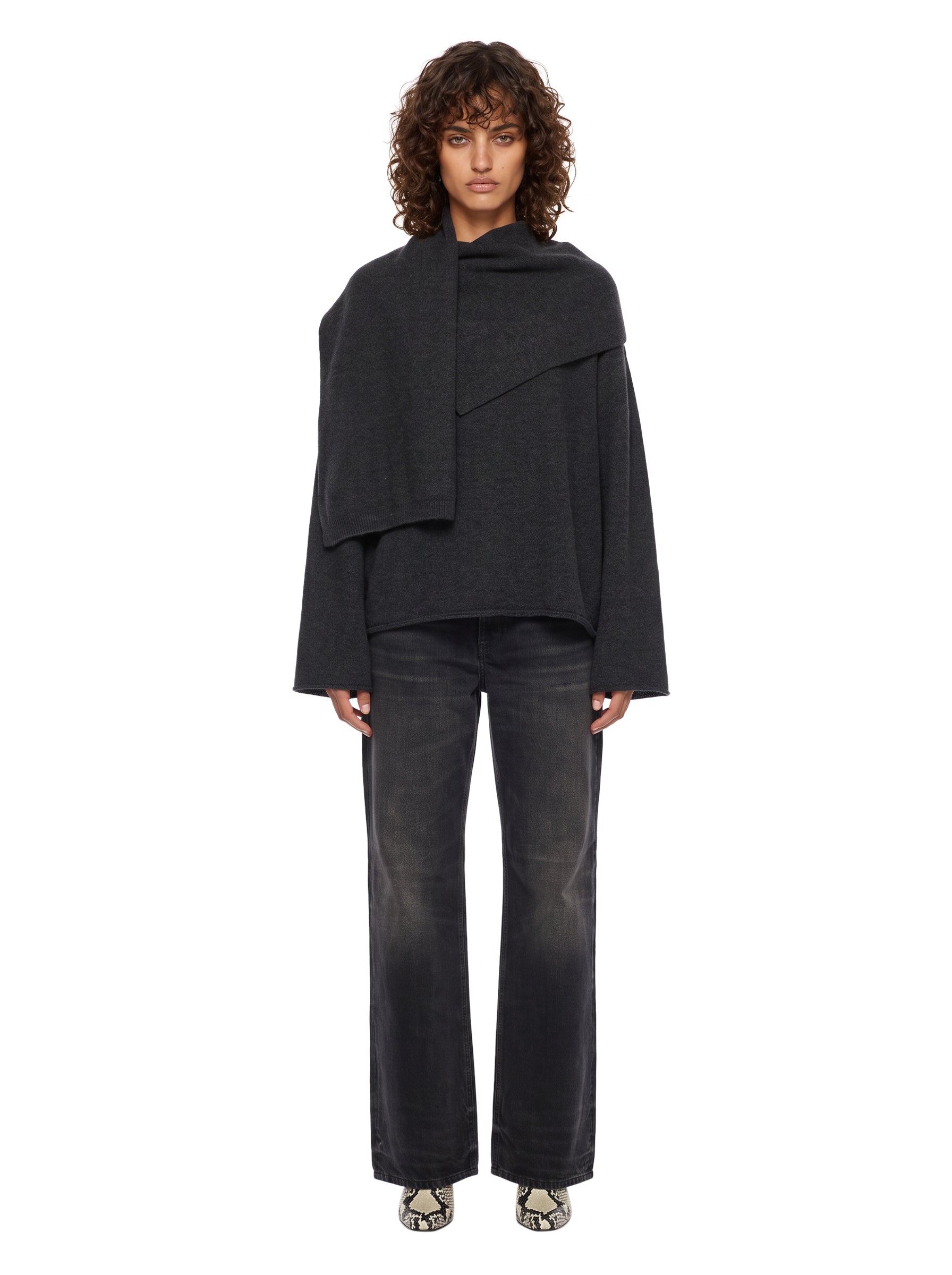 Maglione Frances in grigio antracite 