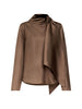 Blusa con foulard Gala in marrone