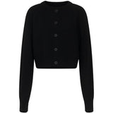 Cardigan crop Heike in nero 