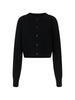 Cardigan crop Heike in nero
