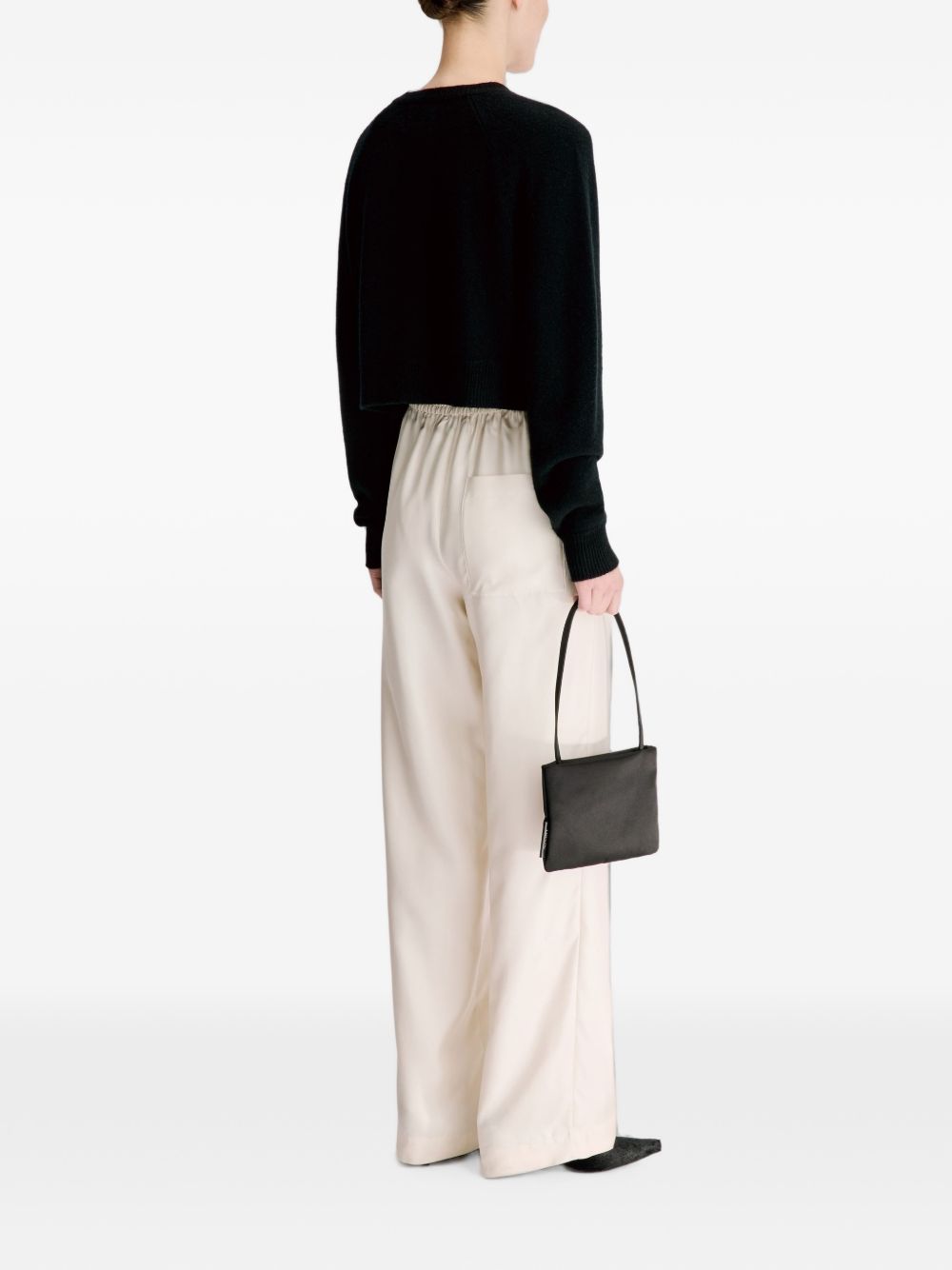 Cardigan crop Heike in nero 