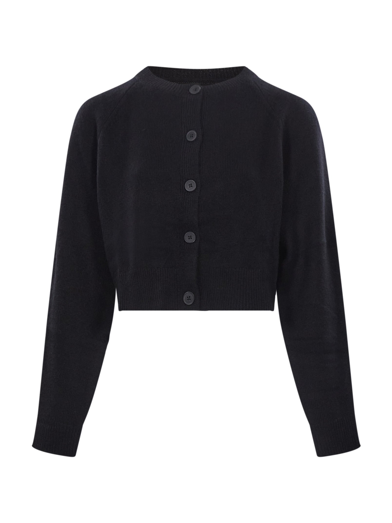 Cardigan crop Heike in nero 