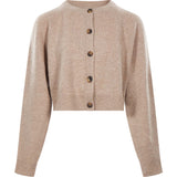 Cardigan crop Heike in beige 