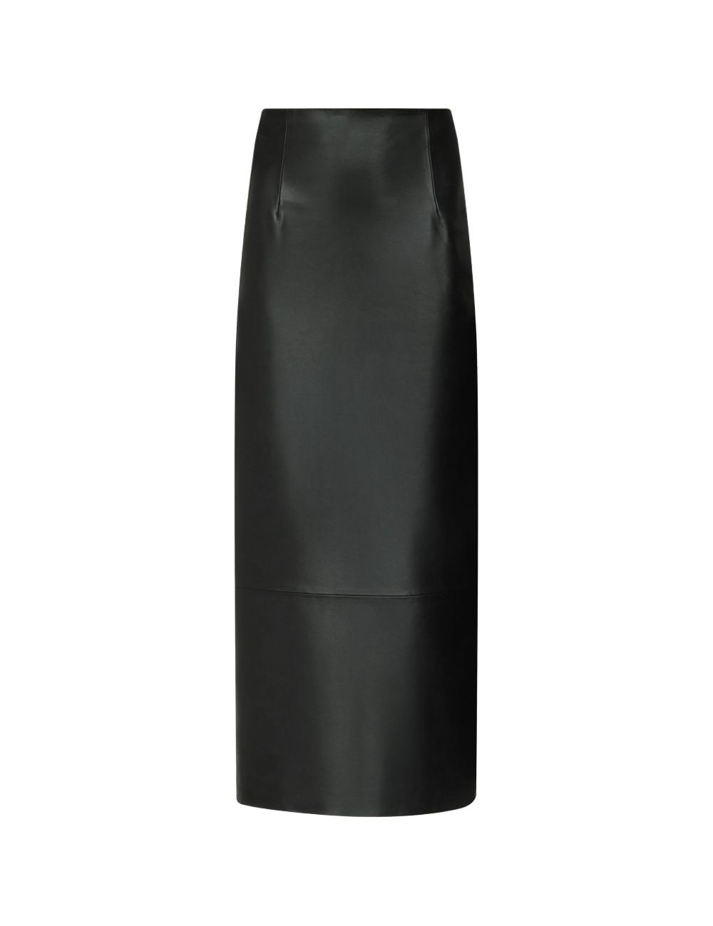 Gonna maxi in pelle Inga in nero 