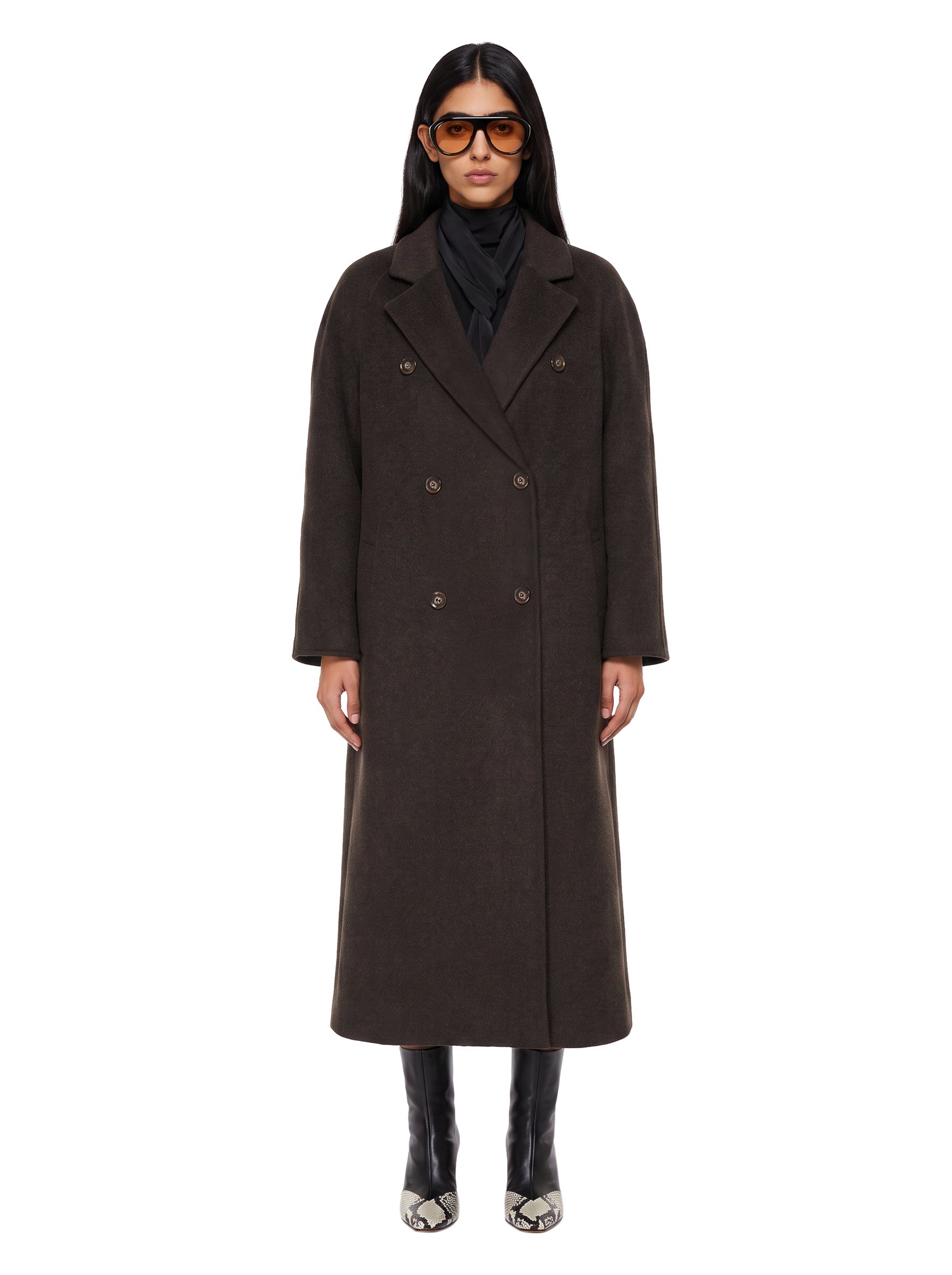 Cappotto Irvin in cashmere marrone 