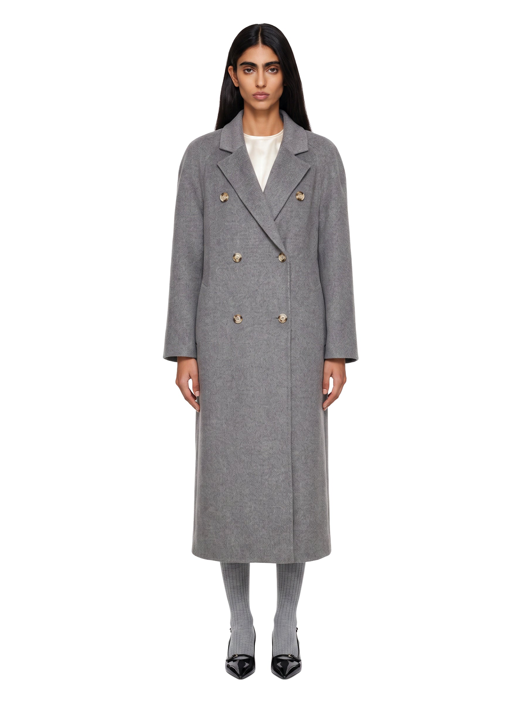 Cappotto Irvin in cashmere grigio 