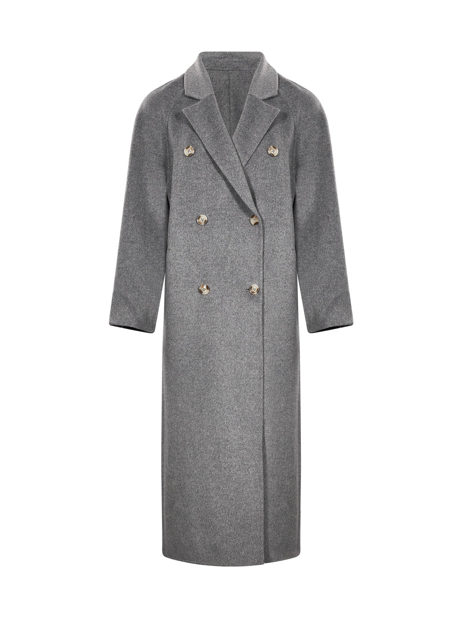 Cappotto Irvin in cashmere grigio 